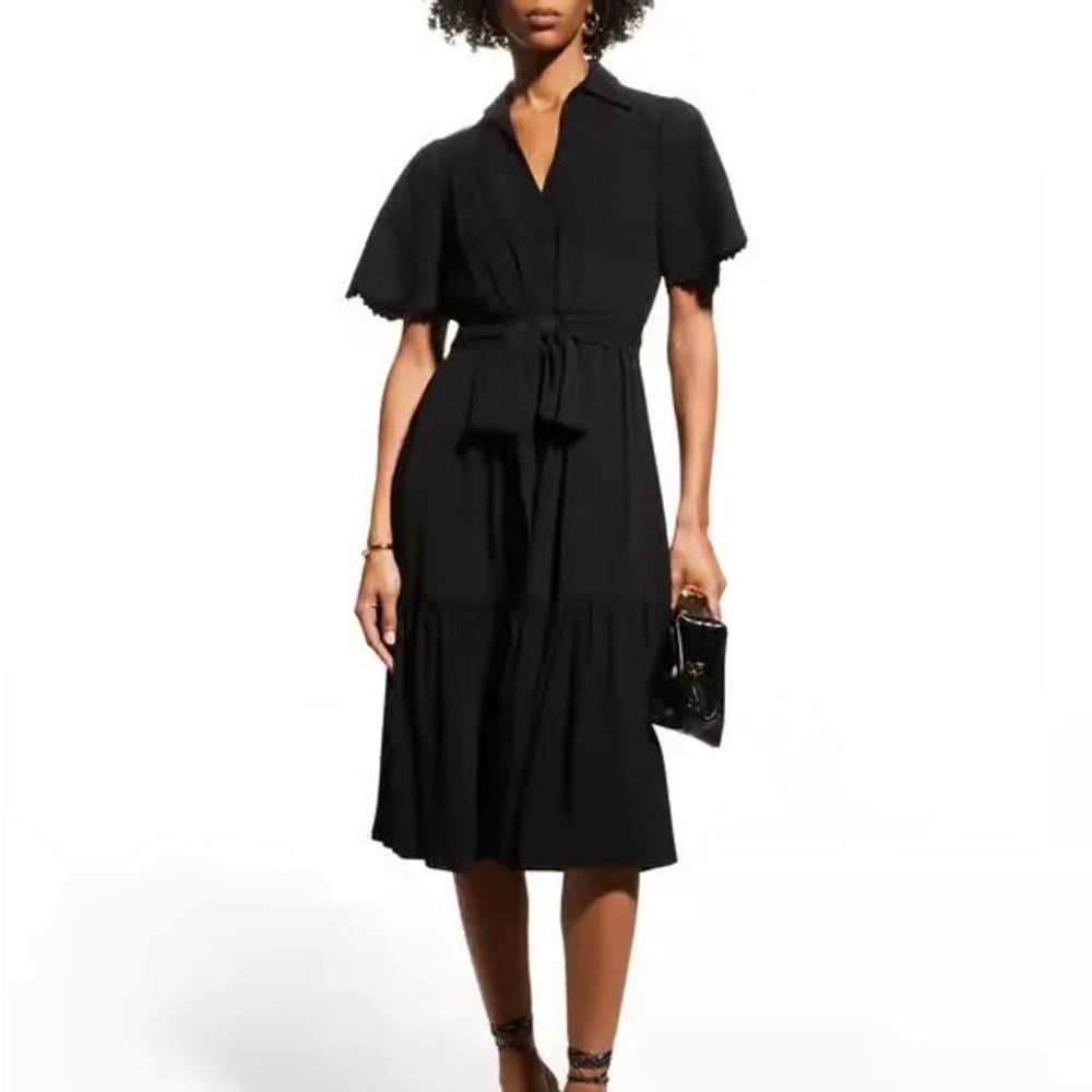 Kobi Halperin Kristen Embroidered A-Line Dress